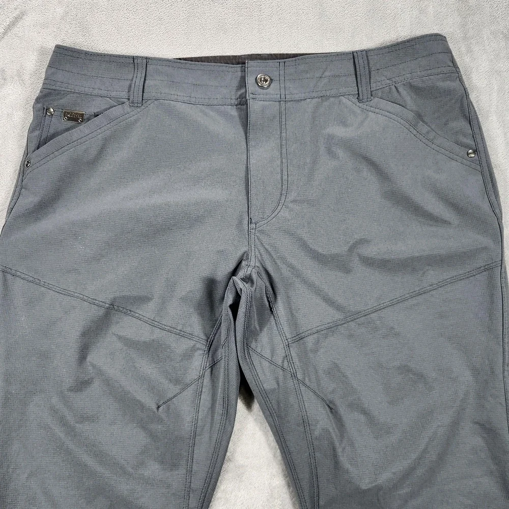 Kuhl‎ Silencr Pants Mens 40x30 Gray Ripstop Hiking Outdoor Stretch Nylon - Picture 2 of 16